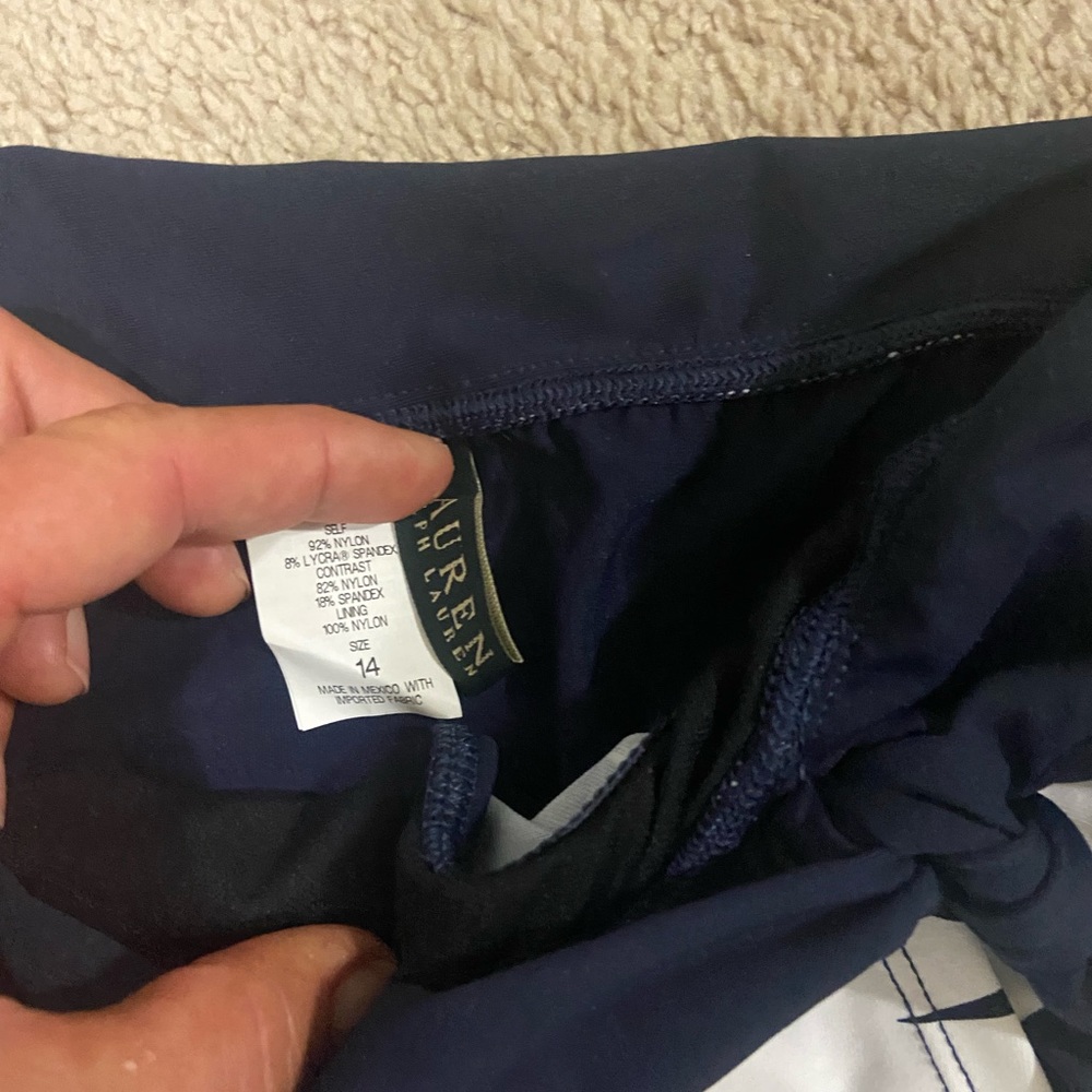Ralph Lauren size 14 swim skirt